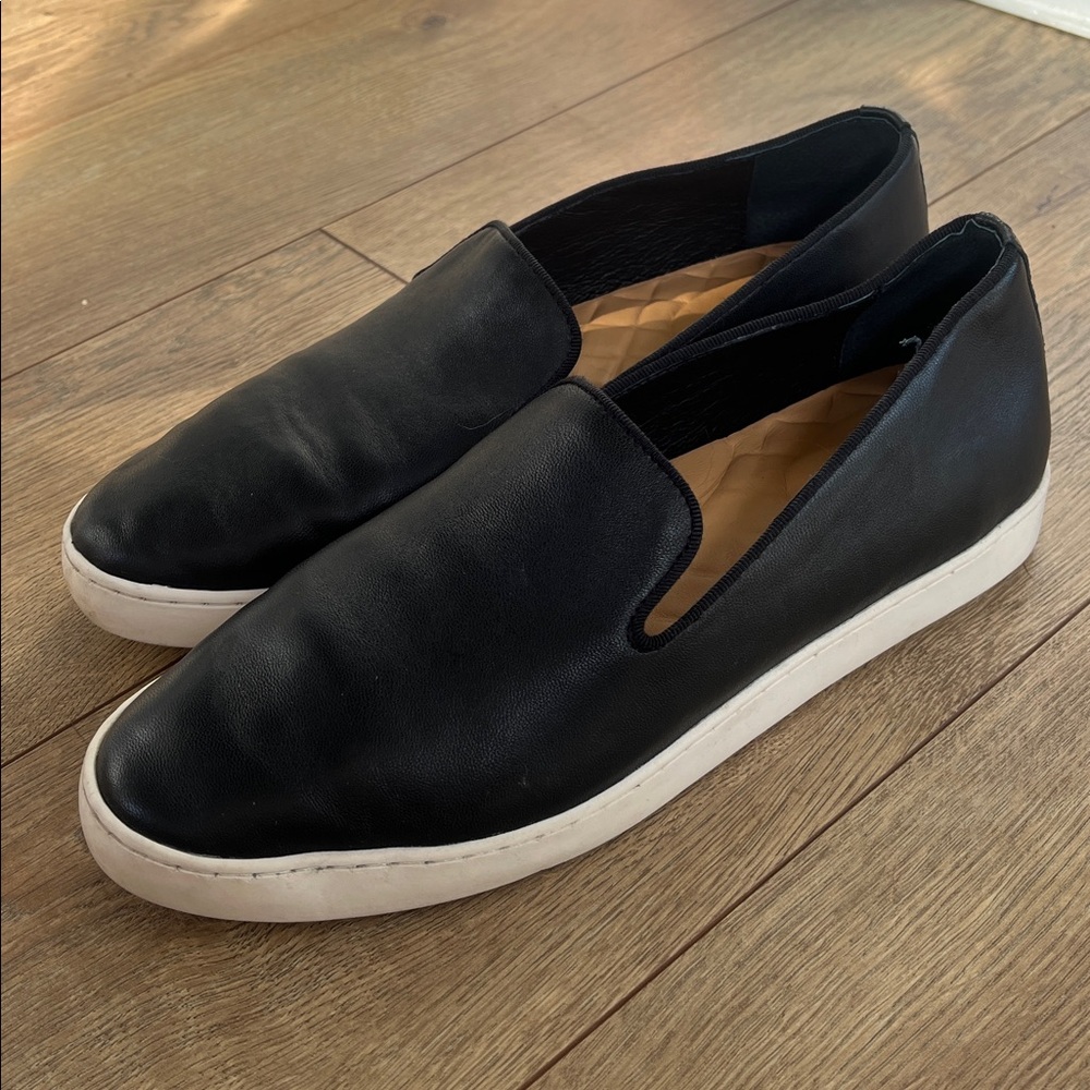 Birdies Black Slip-On Sneakers